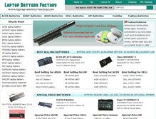 Tablet Screenshot of laptop-battery-factory.com